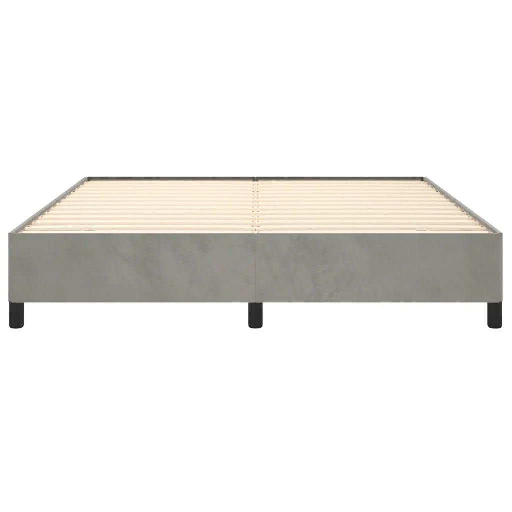 Giroletto Grigio Chiaro 160x200 cm in Velluto cod mxl 71858