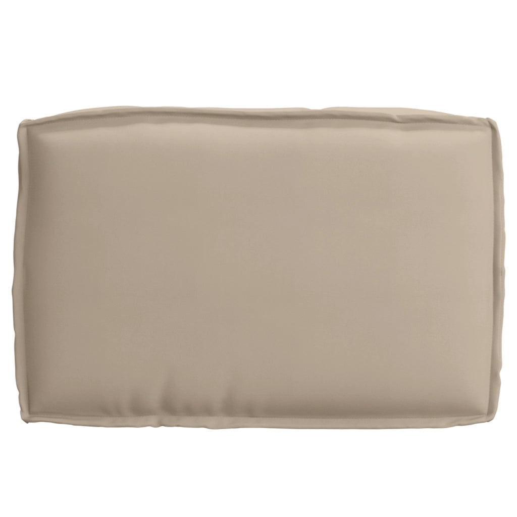 Cuscino per pallet per seduta tortora 60x40x8 cm tessuto Oxford