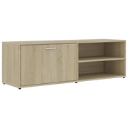 Mobile TV multimediale mensola TV credenza TV sala da pranzo soggiorno camera da letto rovere Sonoma 120 x 34 x 37 cm legno ingegnerizzato marrone 02_0027465