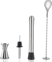 Set di stampi per cocktail con jigger e cucchiaio da mescolare - attrezzatura da bar per drink perfetti