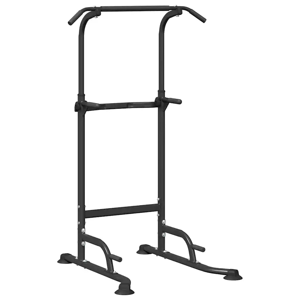vidaXL Stazione per dips della torre di potenza Altro Nero