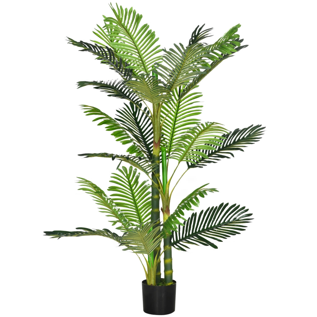 Pianta artificiale ¨C zephmum ¨C Palma verde in vaso nero 19.5x19.5x150 cm