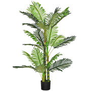 Pianta artificiale ¨C zephmum ¨C Palma verde in vaso nero 19.5x19.5x150 cm