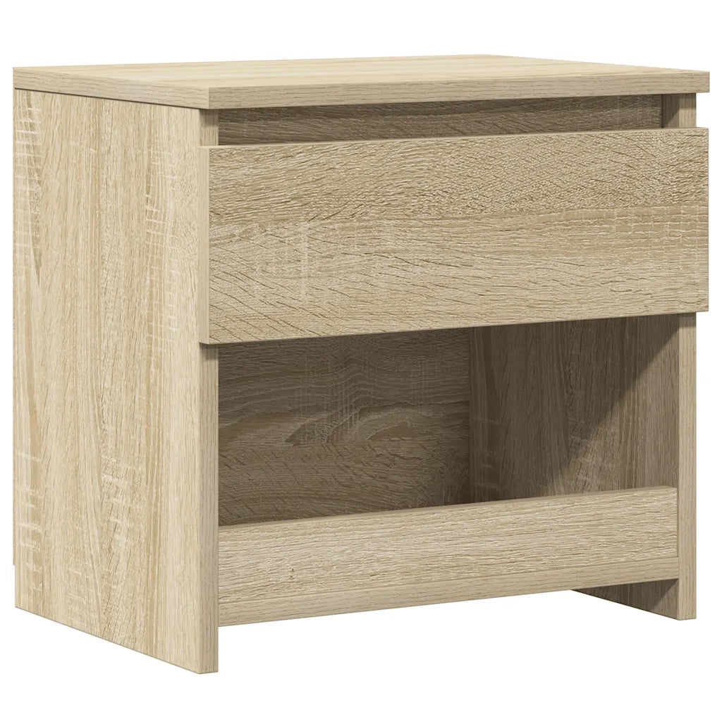 Comodino Rovere Sonoma 40x30x39 cm in Legno Multistrato 803449