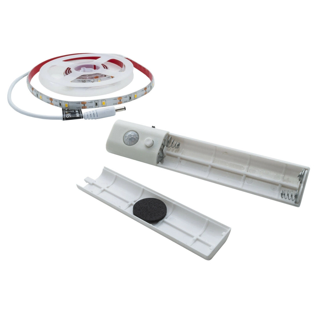 Striscia LED batteria sensore movimento PIR luce automatica armadio mobili 4000K