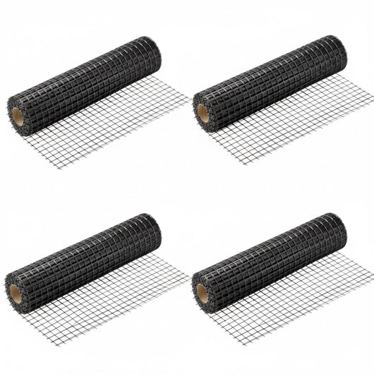 Rete in fibra di vetro 40x40 mm rinforzo massetti e intonaci 4 rotoli 1x50 m