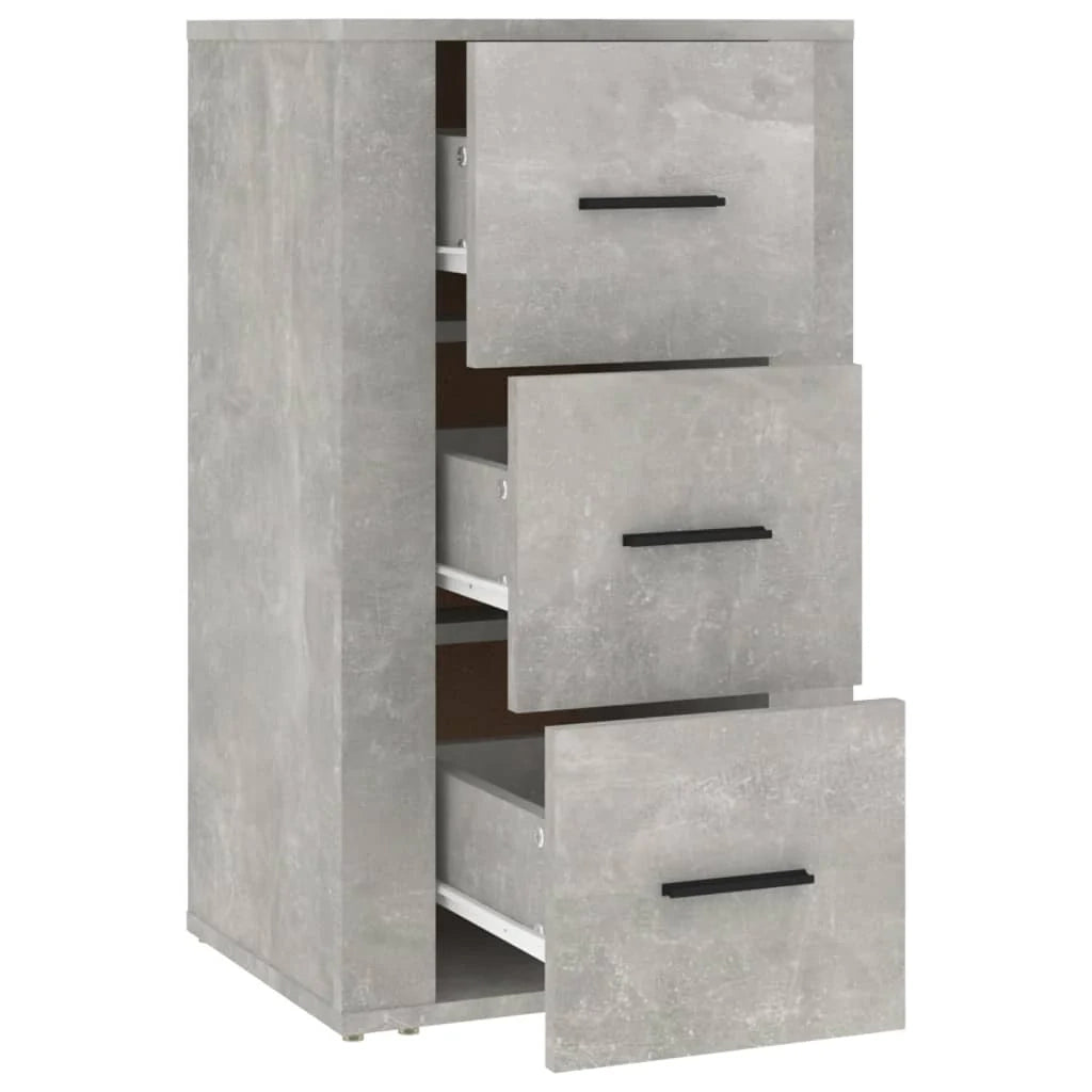 Buffet credenza cassettiera armadio mobile contenitore organizer per cucina soggiorno salotto 40 x 33 x 70 cm legno ingegnerizzato grigio 02_0031925