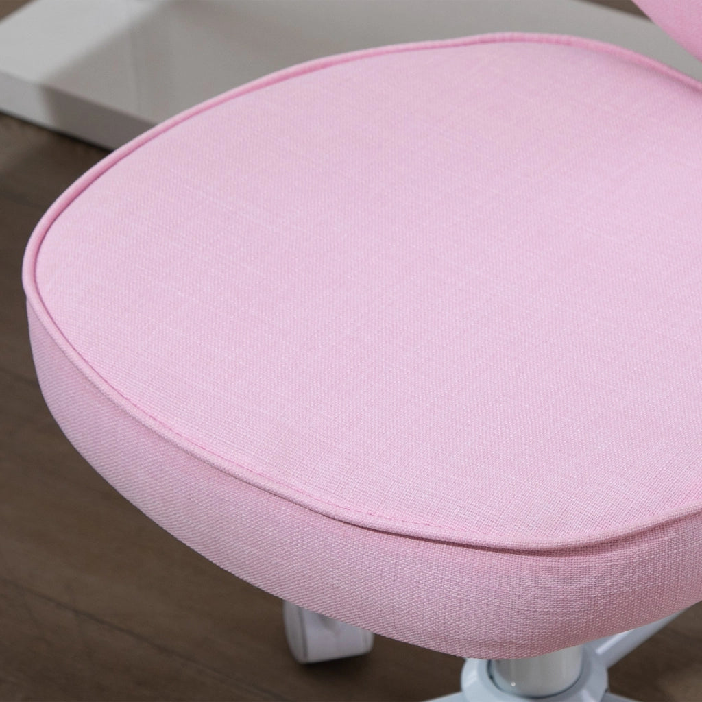 Sedia Poltrona Operativa da Cameretta a Forma di Cuore Rosa