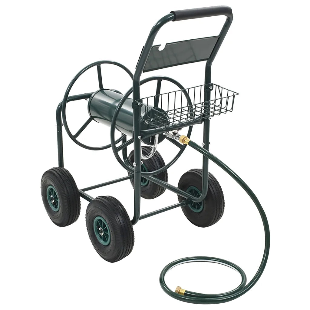 Carrello Avvolgitubi da Giardino Connettori 1/2" 75 m Acciaio CFW2988801