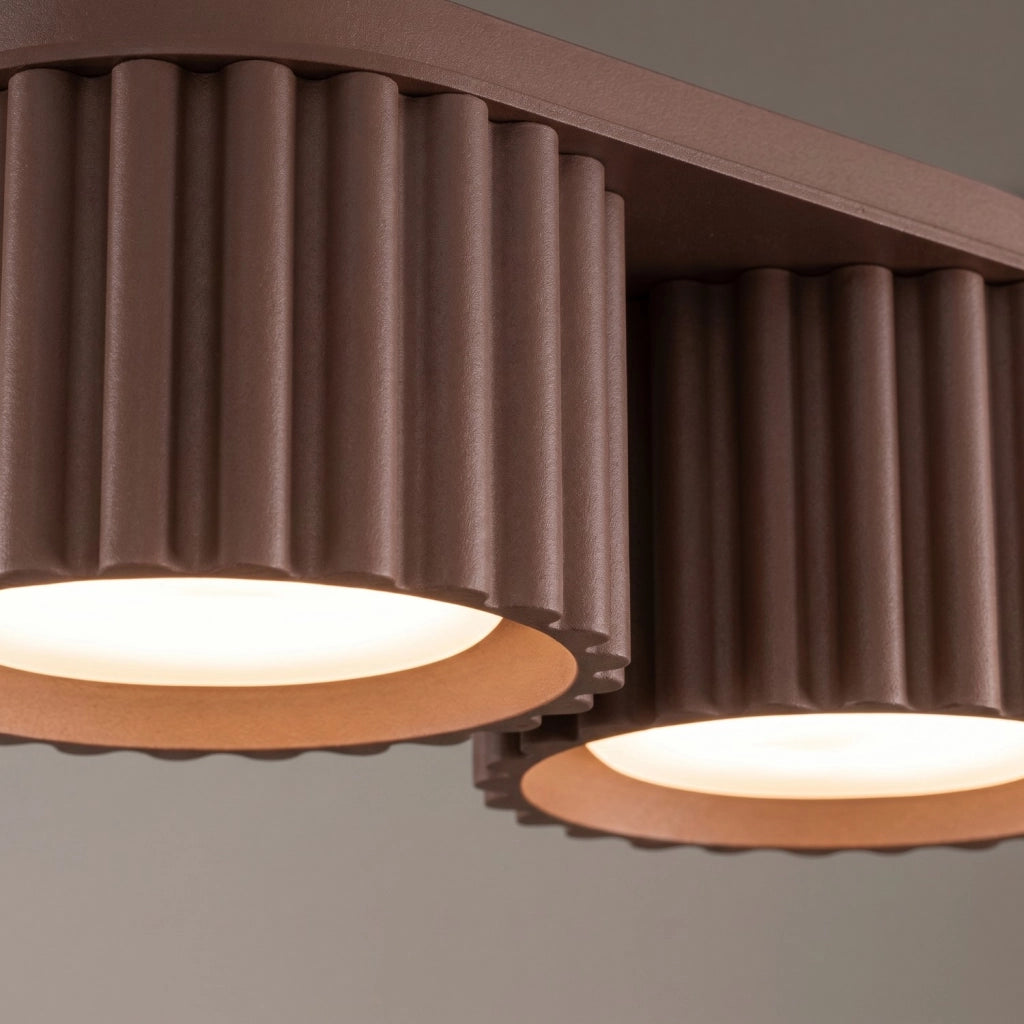 Plafoniera AURA 2 marrone Gx53