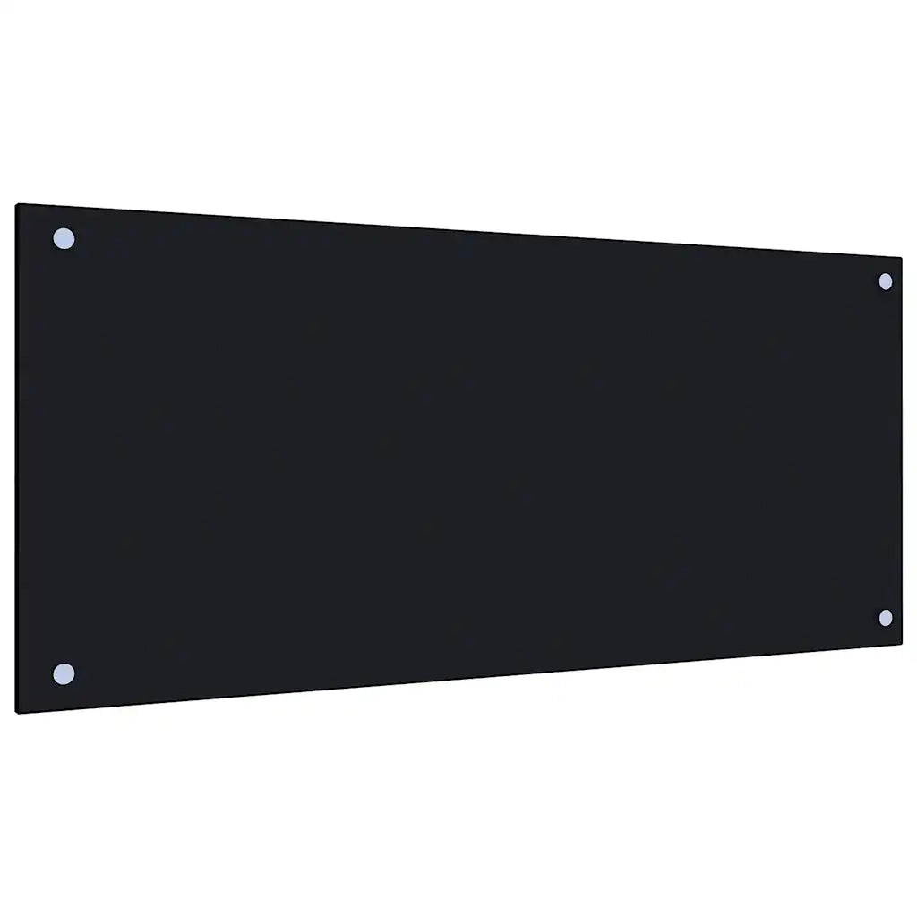 Paraschizzi per Cucina Nero 90x40 cm in Vetro Temperato CFW2989849