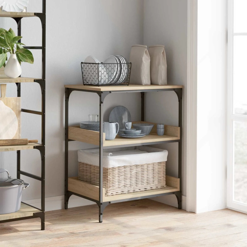 Carrello da Cucina Rovere Sonoma 60 x 41 x 80,5 cm