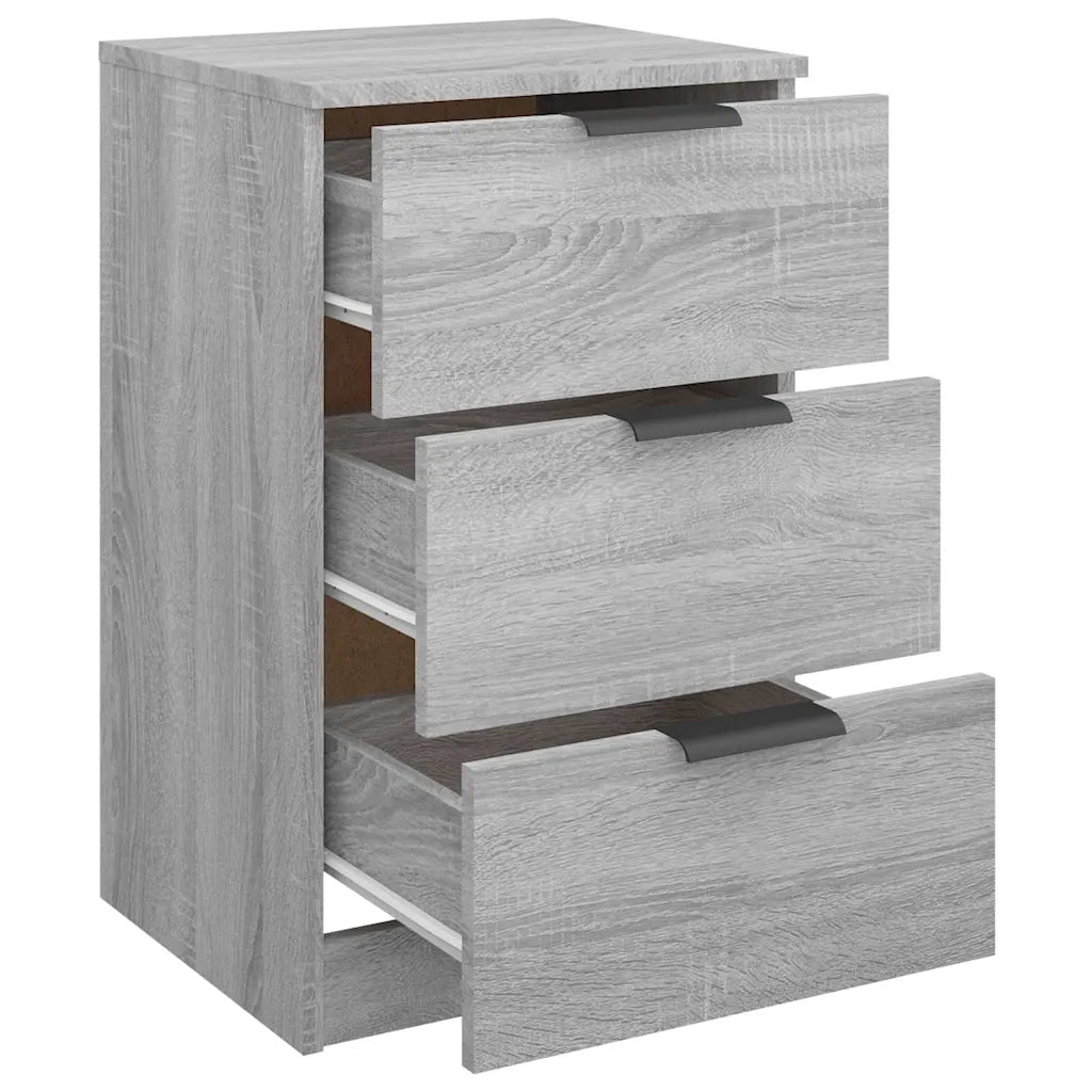 Comodini 2 pz Grigio Sonoma 40x36x65 cm 817054