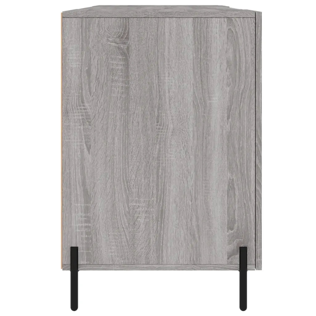 Scrivania | Tavolo da Ufficio Grigio Sonoma 140x50x75 cm in Legno Multistrato