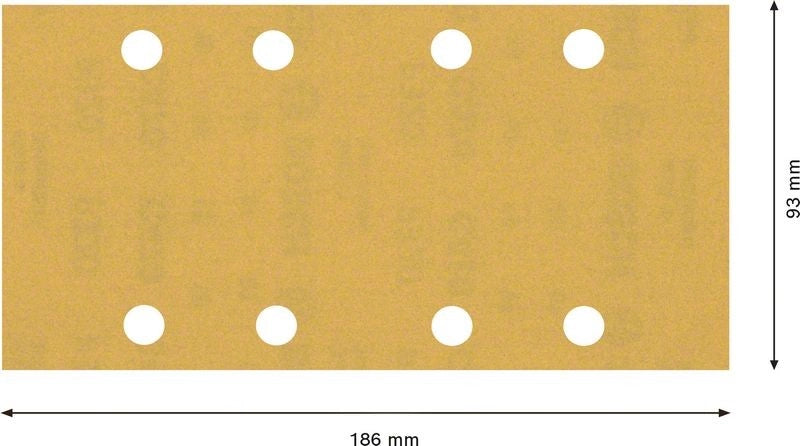 2608900870 - Set 10 fogli abrasivi C470 , P320 , 93 X 186mm , EXPERT for LEGNO+VERNICE