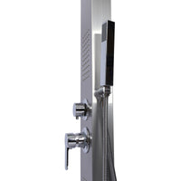 Pannello doccia colonna multifunzione idromassaggio, acciaio inossidabile
