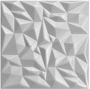 Pannelli di finitura 3D in polistirene - Decorativi pannelli di schiuma 3D - 50x50 cm, 12m², 48 pezzi