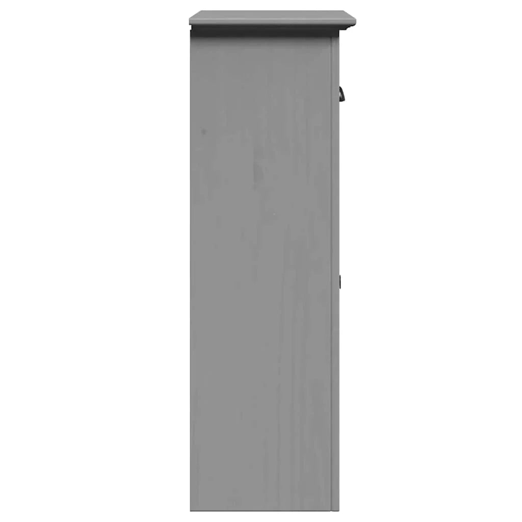 Mobiletto da bagno BODO 44 x 30 x 90 cm ampio spazio di archiviazione stile rustico legno grigio 02_0057679