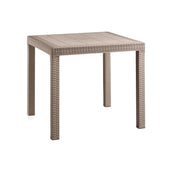 TAVOLO DALLAS 80X80XH74CM TAUPE