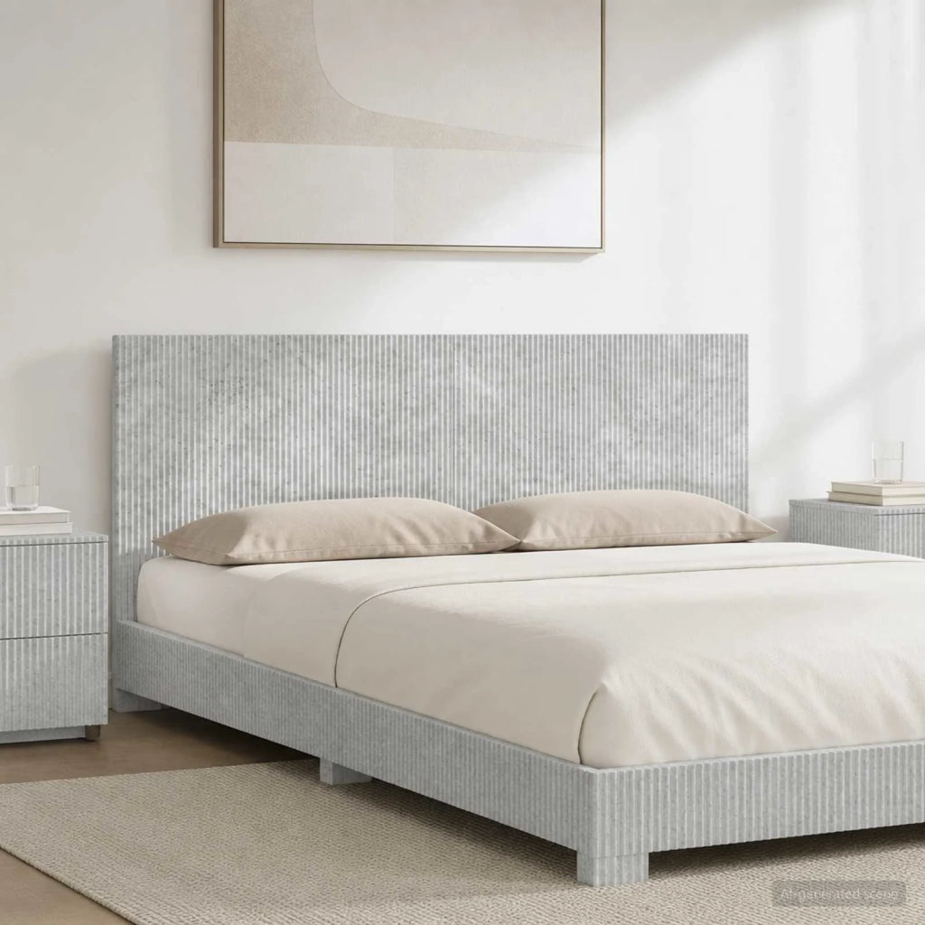 Testiera da Muro ARNHEM Grigio Cemento Legno ingegnerizzato 896718