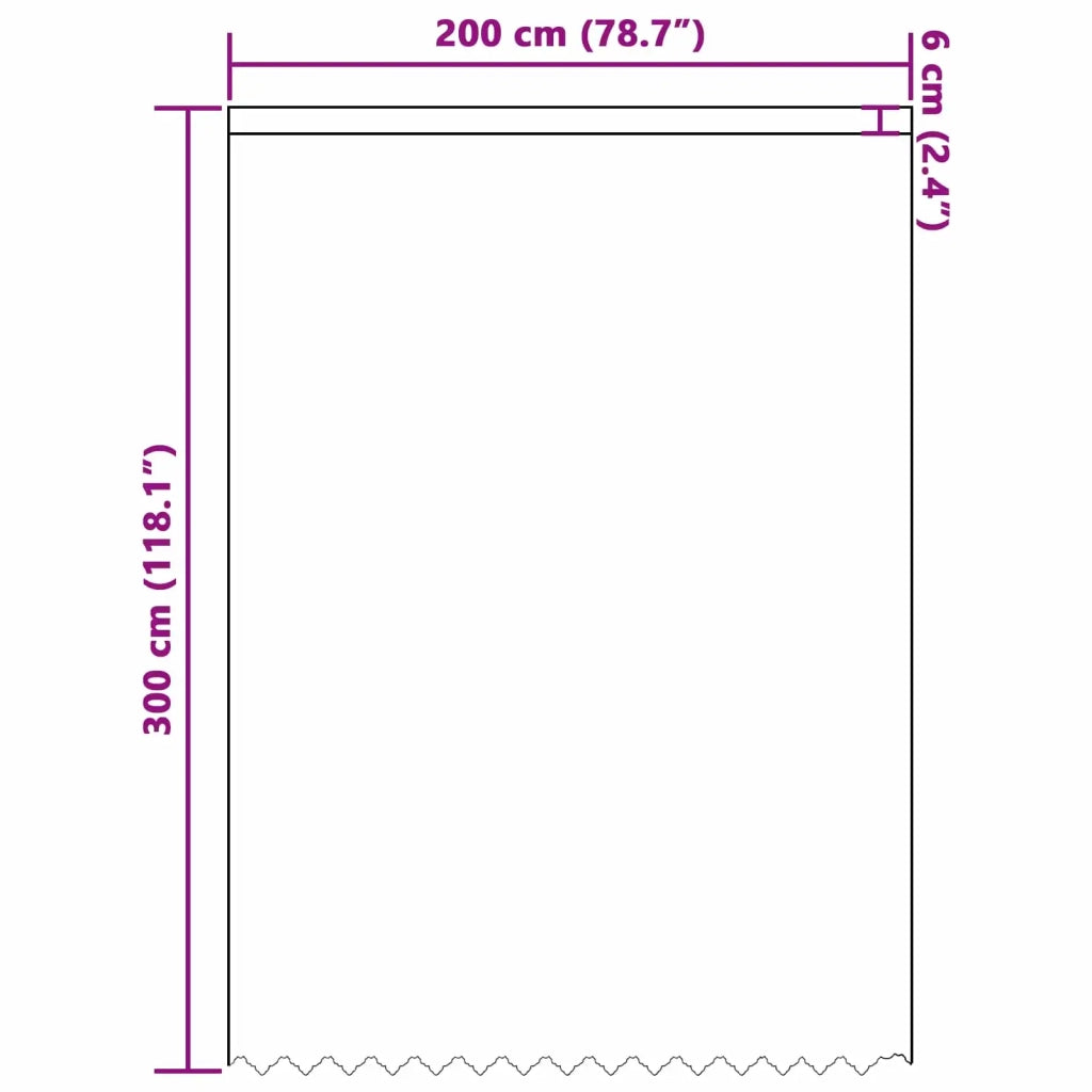 Tenda in Pizzo con tende Bianco 300 x 200 cm Poliestere 4107773
