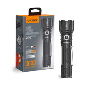 Torcia tattica LED 20W 3600lm 300m IP68 USB-C Videx