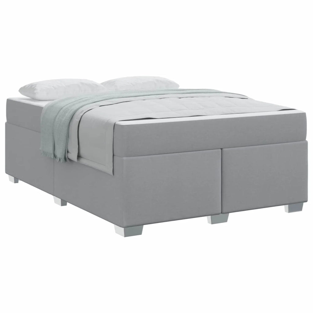 Struttura del letto Grigio chiaro 160 x 200 cm Tessuto 3399194