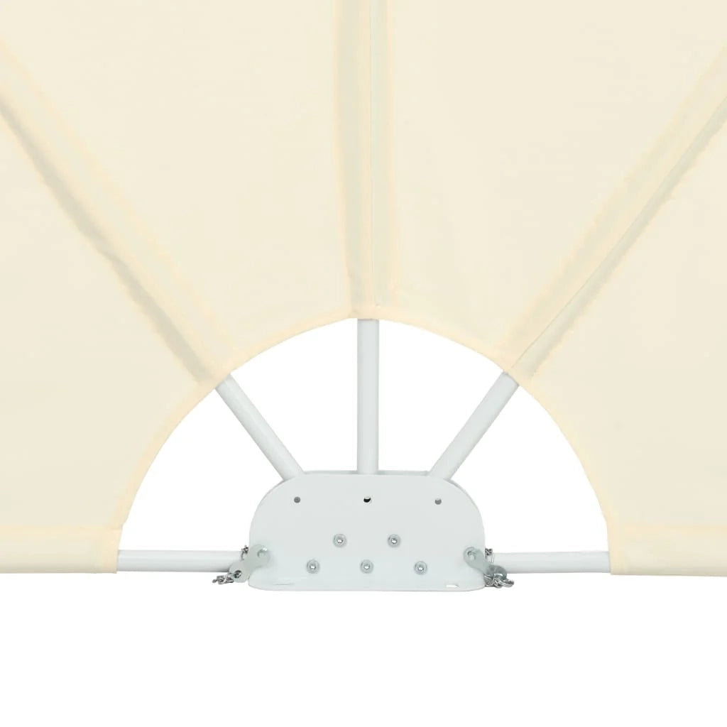Tenda da sole laterale retrattile/schermo privacy per patio giardino terrazza balcone 300 x 200 cm crema 02_0007068