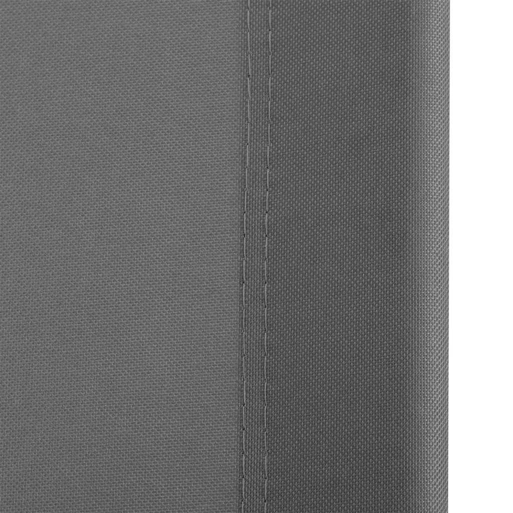 Sdraio da Giardino Pieghevole 188x56x28 cm con Schienale Regolabile Acciaio e Tessuto Oxford Grigio