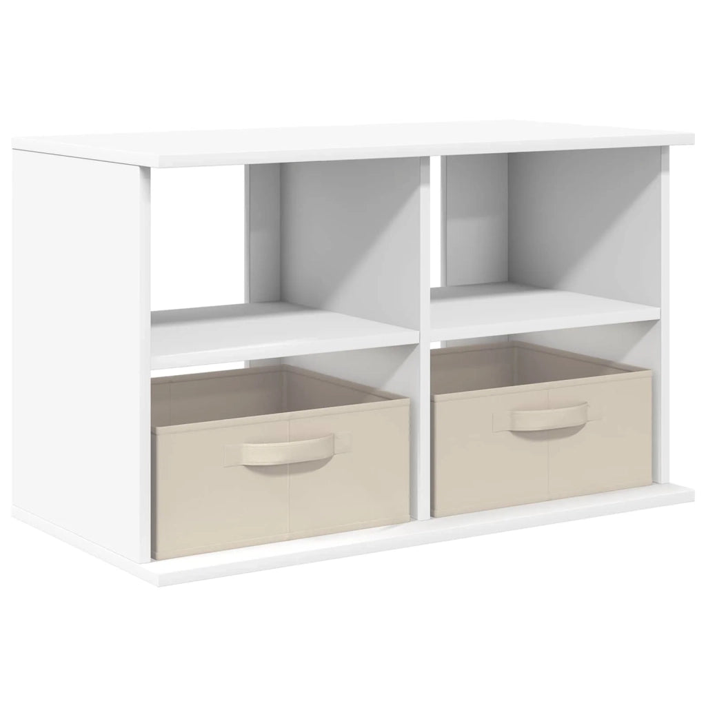 Supporto TV con cassetto-Credenza per TV-Mobile TV Bianco 79 x 40 x 48 cm