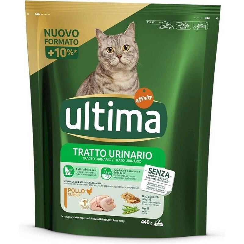 ULTIMA CROCCHETTE URINARY PER GATTO GUSTO POLLO 440 GR LIENA TRATTO URINARIO SANO