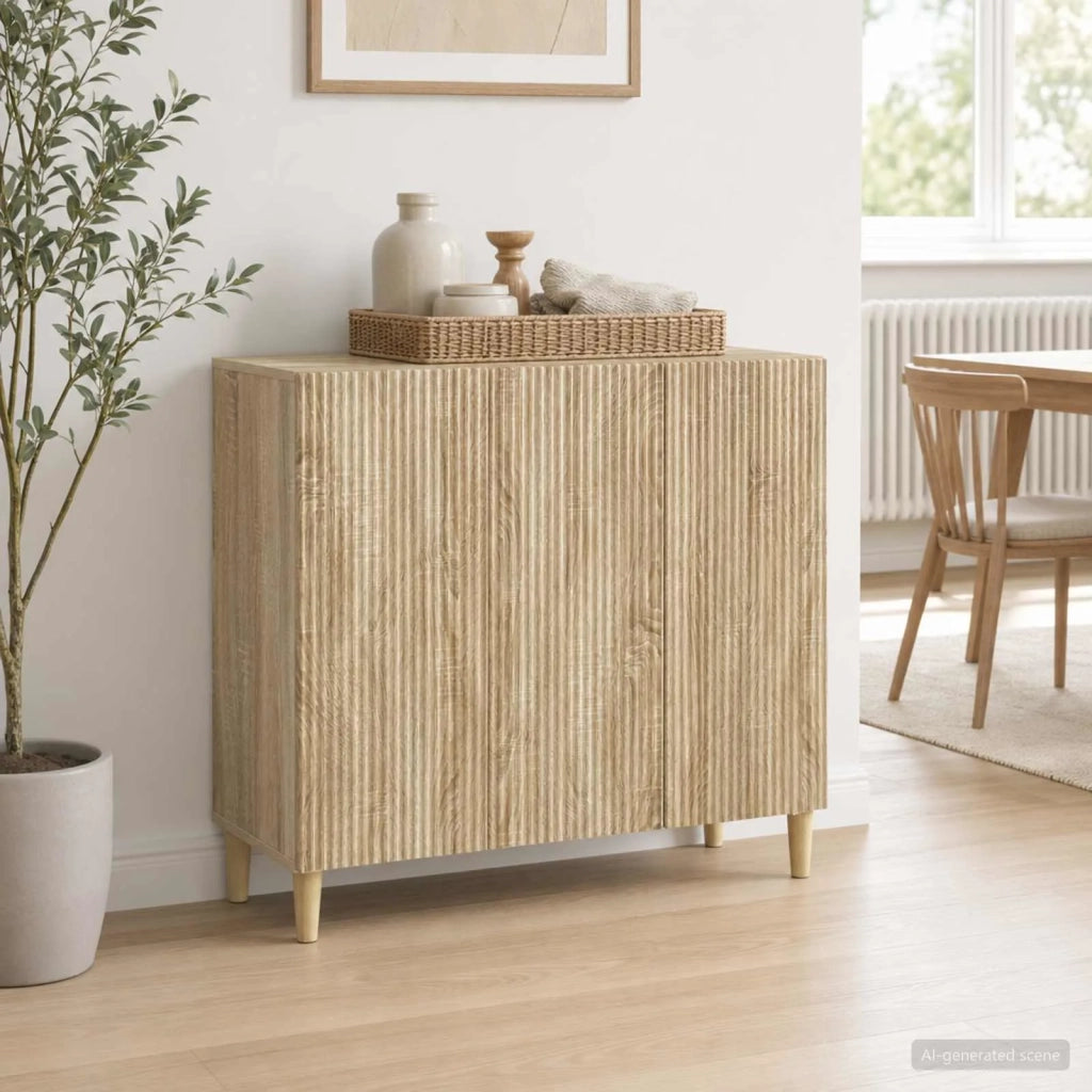Credenza Rovere Sonoma 89 x 34,5 x 80 cm Legno ingegnerizzato 894647