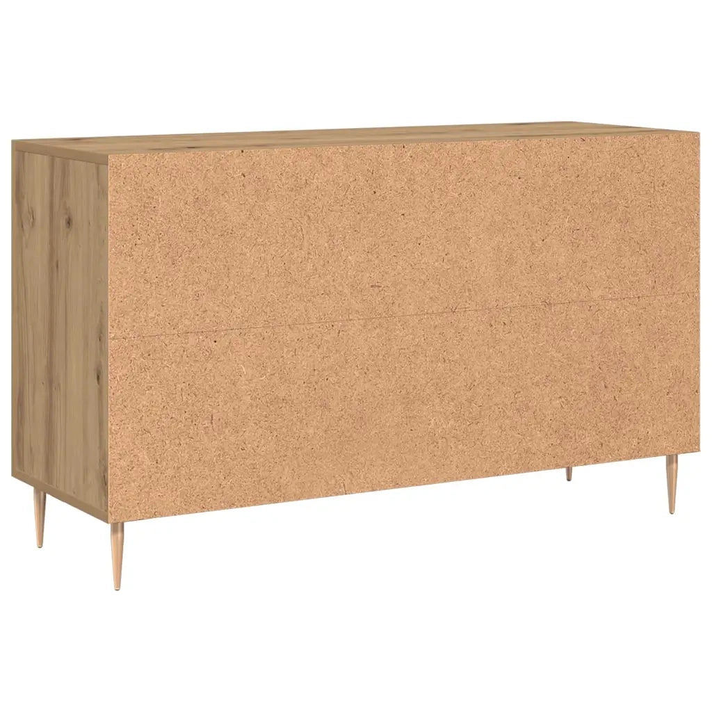 Credenza Rovere Artigianale 100x36x60 cm in Legno Multistrato