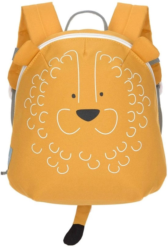 Borsa per bambini con cinturino, piccola borsa, 20 x 9,5 x 24 cm, 3,5 l, leone, spalline regolabili