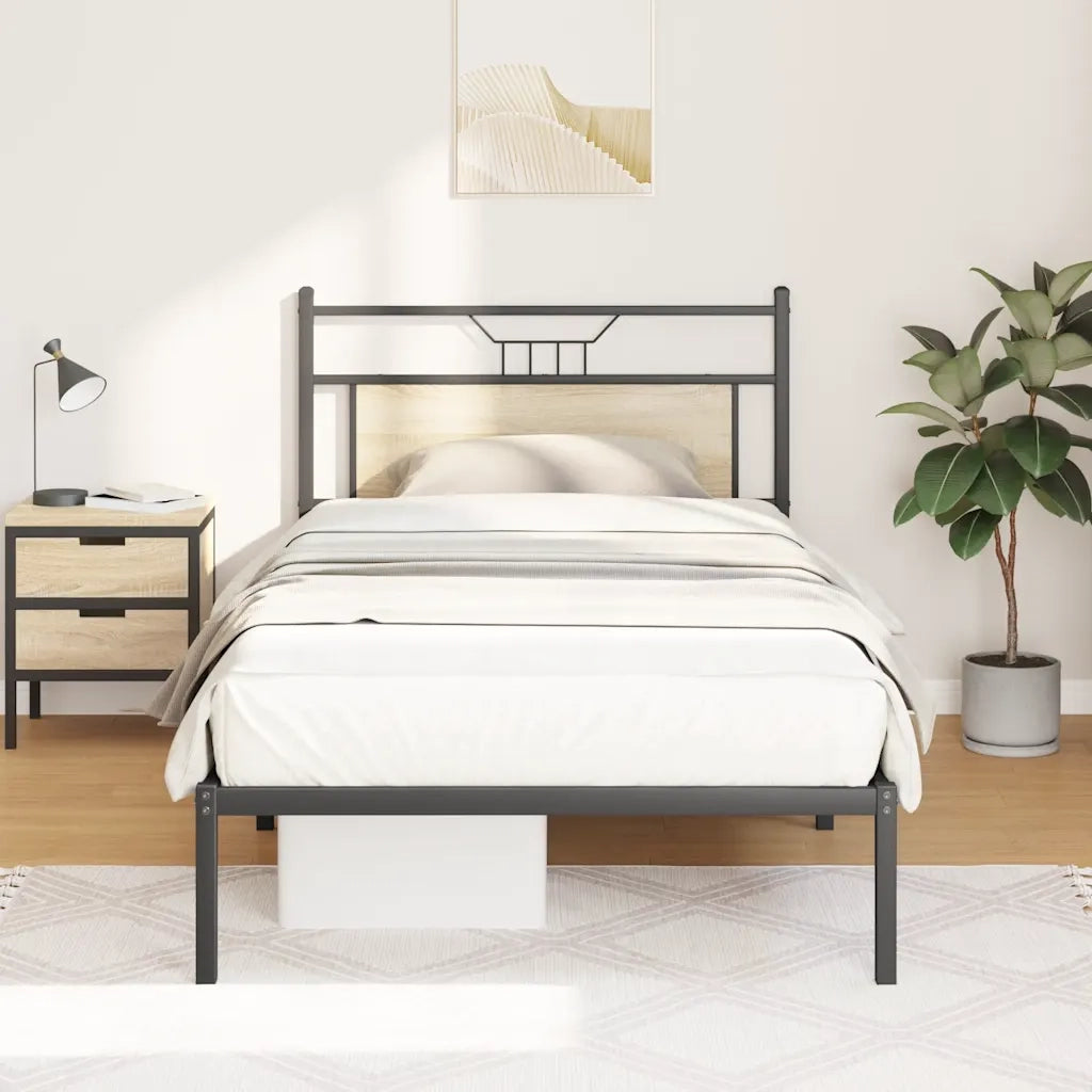 Giroletto senza Materasso Rovere Sonoma 107x203cm in Truciolato