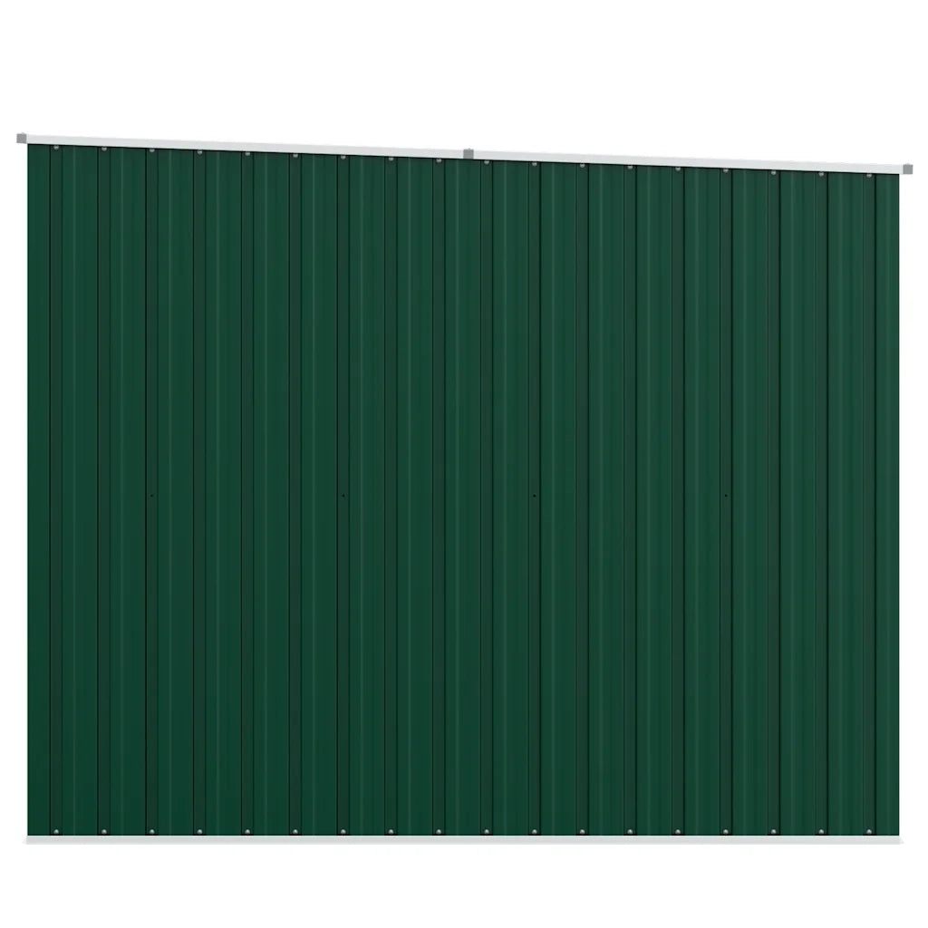 Capanno da Giardino Verde 195x198x159 cm in Acciaio Zincato 46253