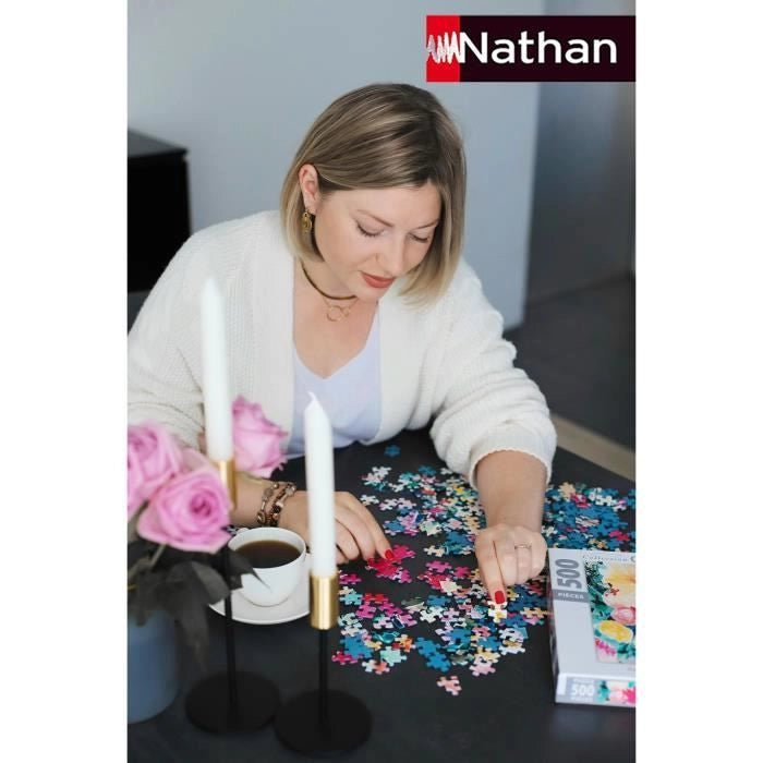 Nathan-Puzzle 1500 pezzi-Torre Eiffel multicolore/Lars Stewart-Adulti e bambini dai 14 anni-Puzzle di qualità Premium-12000950