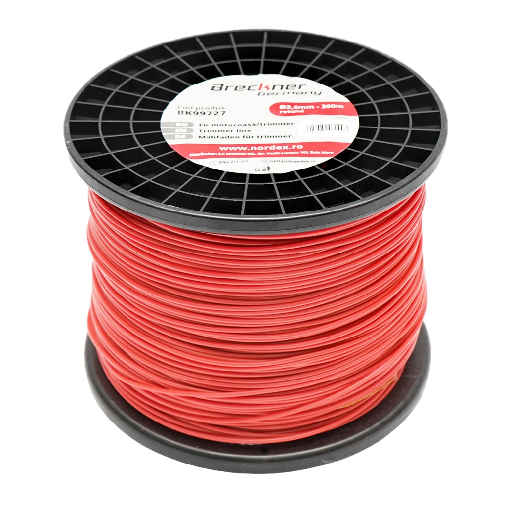 Filo per decespugliatore tondo, 2,4 mm x 360 m Breckner Germany