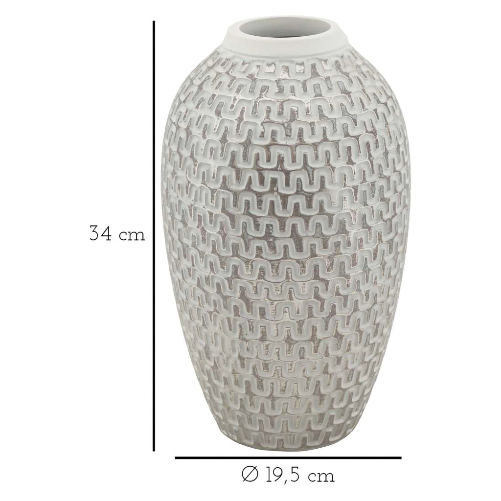 Banatano, Vaso Disegni con Linee Geometriche, Argento