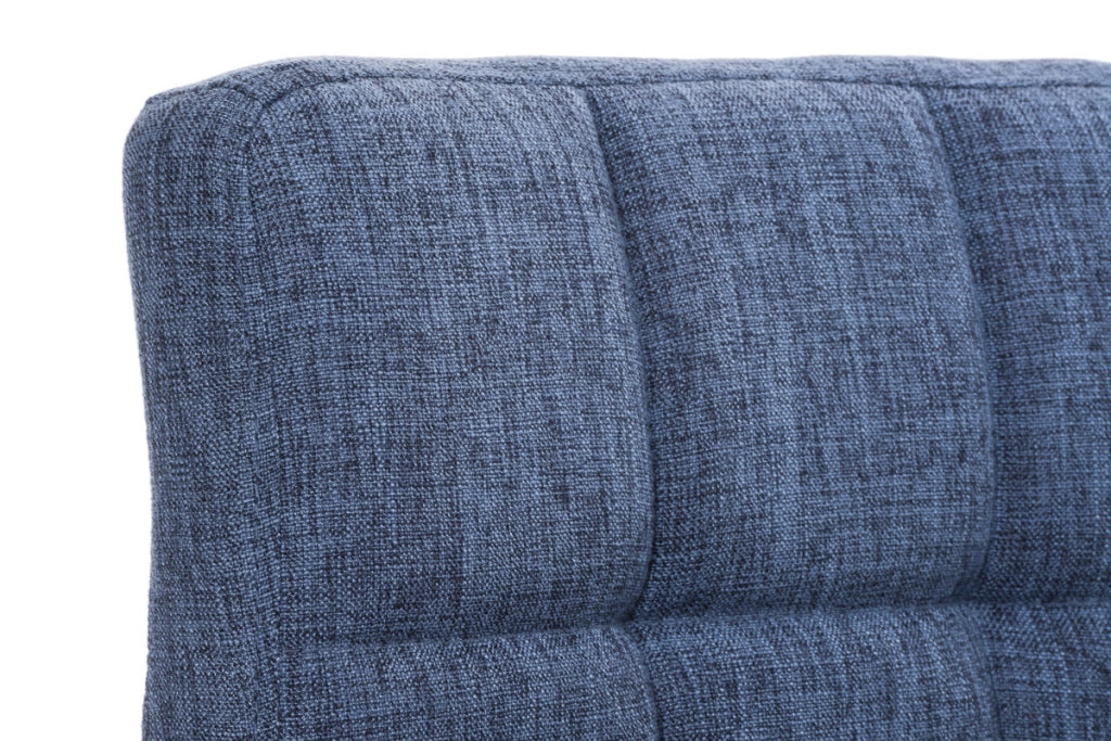 Sgabello Peru Stoffa blu