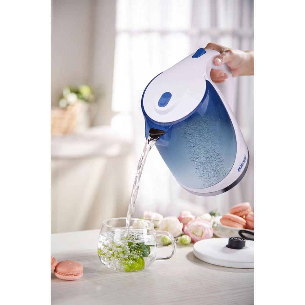 Trade Shop - Bollitore Elettrico A Caraffa 1,7 Litri Per Te' Infusi 2200w In Acciaio Inox -