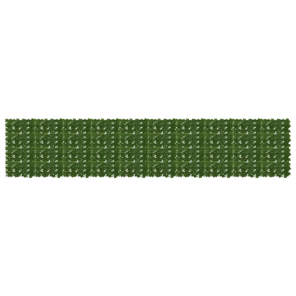 Schermo per balcone con foglie Verde 500 x 100 cm