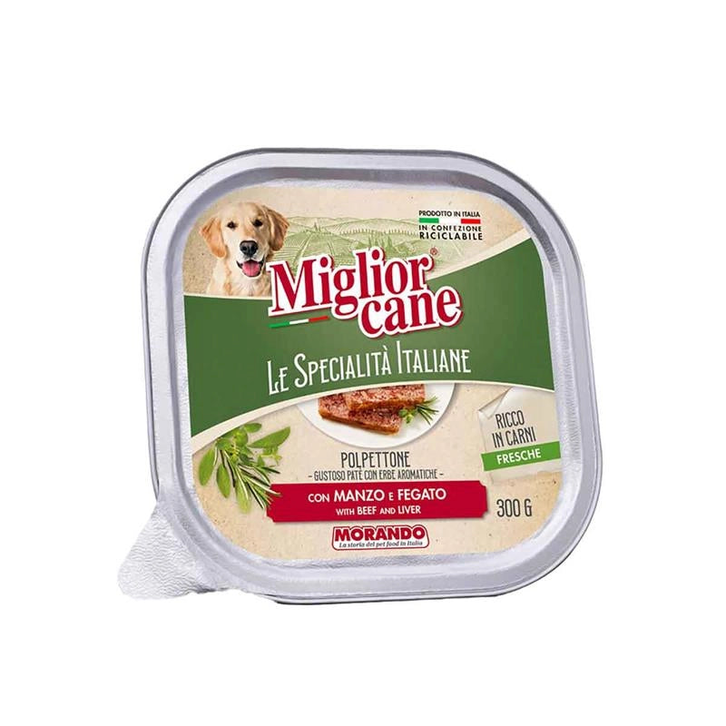 MIGLIOR CANE SPECIALITÀ PATE DA 300 GR MANZO E FEGATO