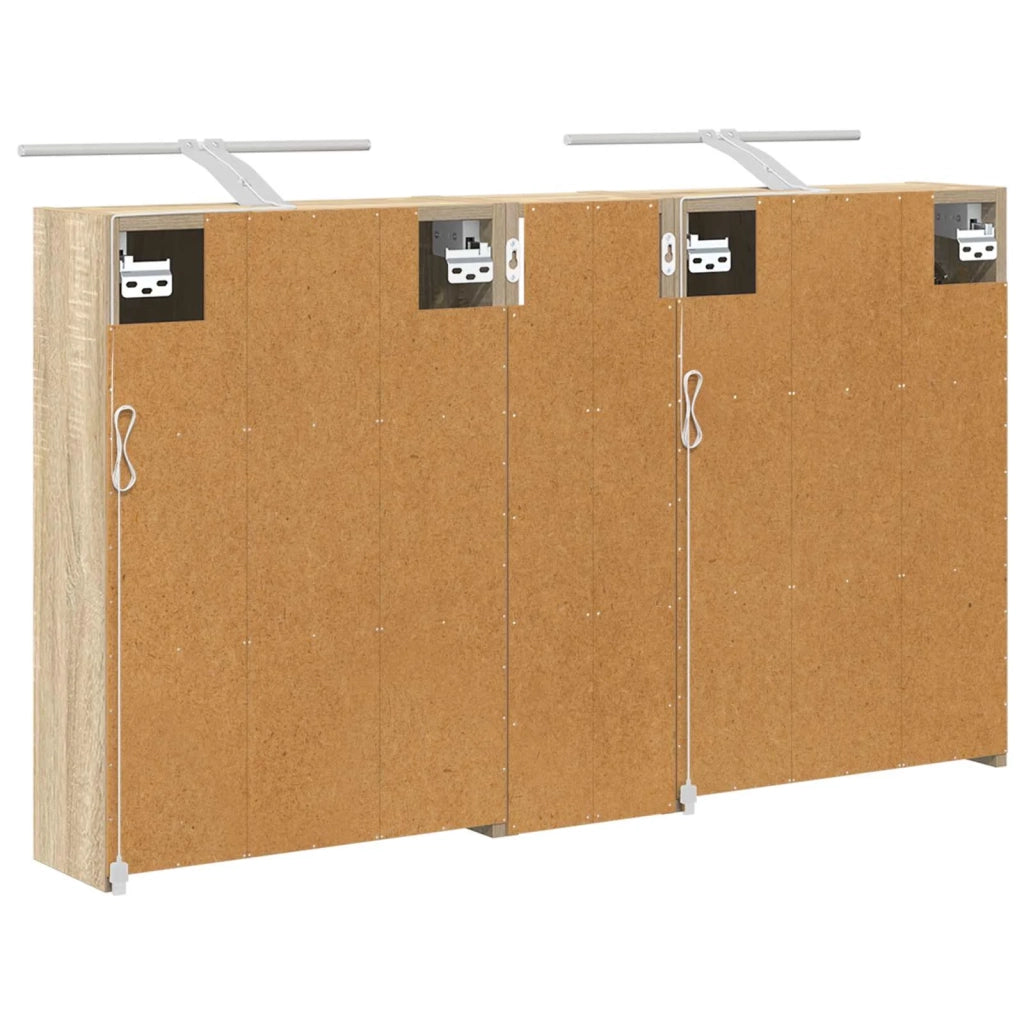 Set di Armadi da Bagno 3 pcs 106 x 16 x 62,5 cm