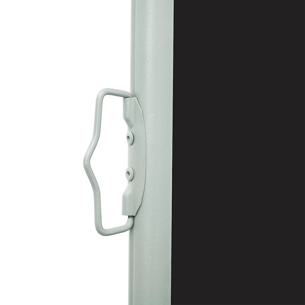Tenda Laterale Retrattile per Patio 600x160 cm Nera 313375