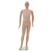 Manichino Bambino Figura Intera Base in Vetro Beige 140 cm CFW4703504