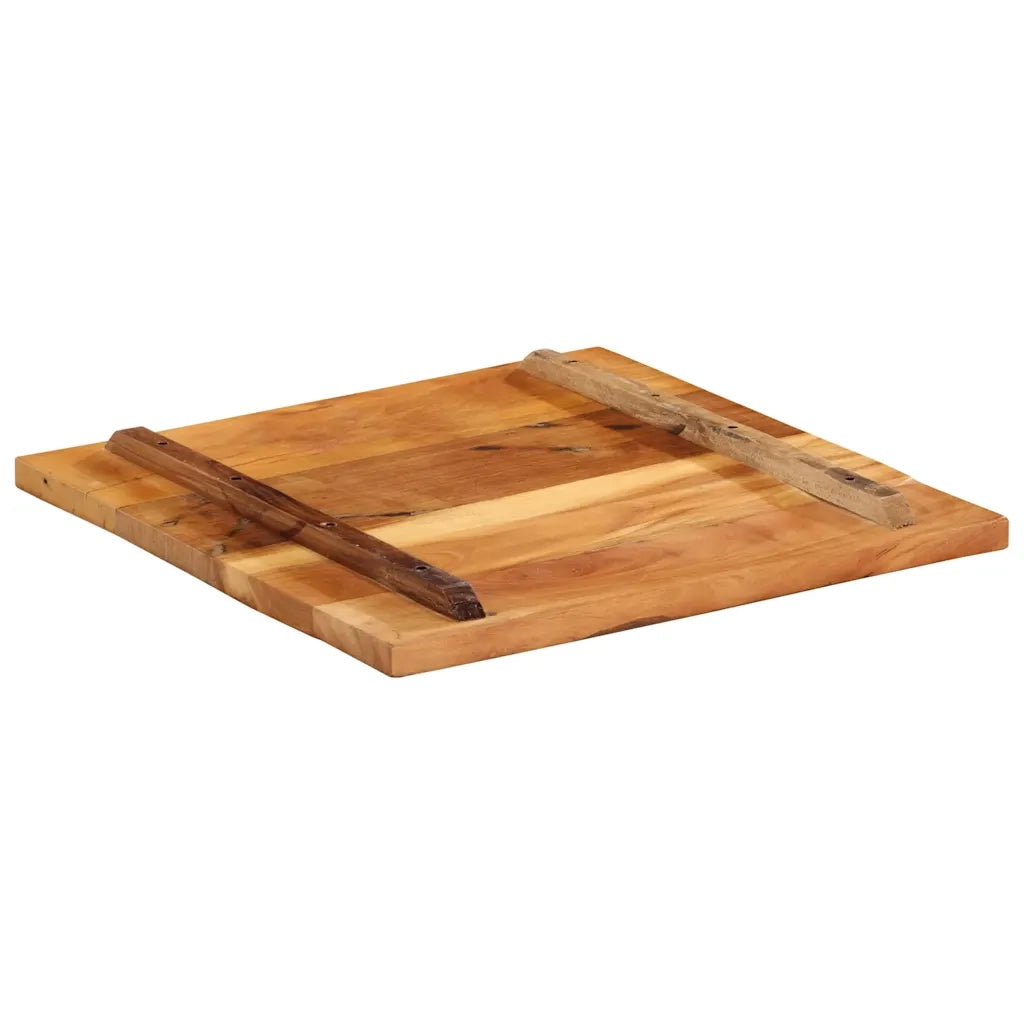 Piano Tavolo | Superficie Tavolo | Piano Scrivania Quadrato 60x60 cm 25-27 mm in Legno di Recupero