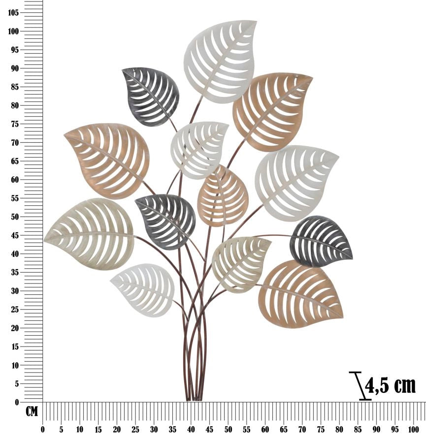 Pannello Otip 81x5x100 cm in Ferro Multicolor