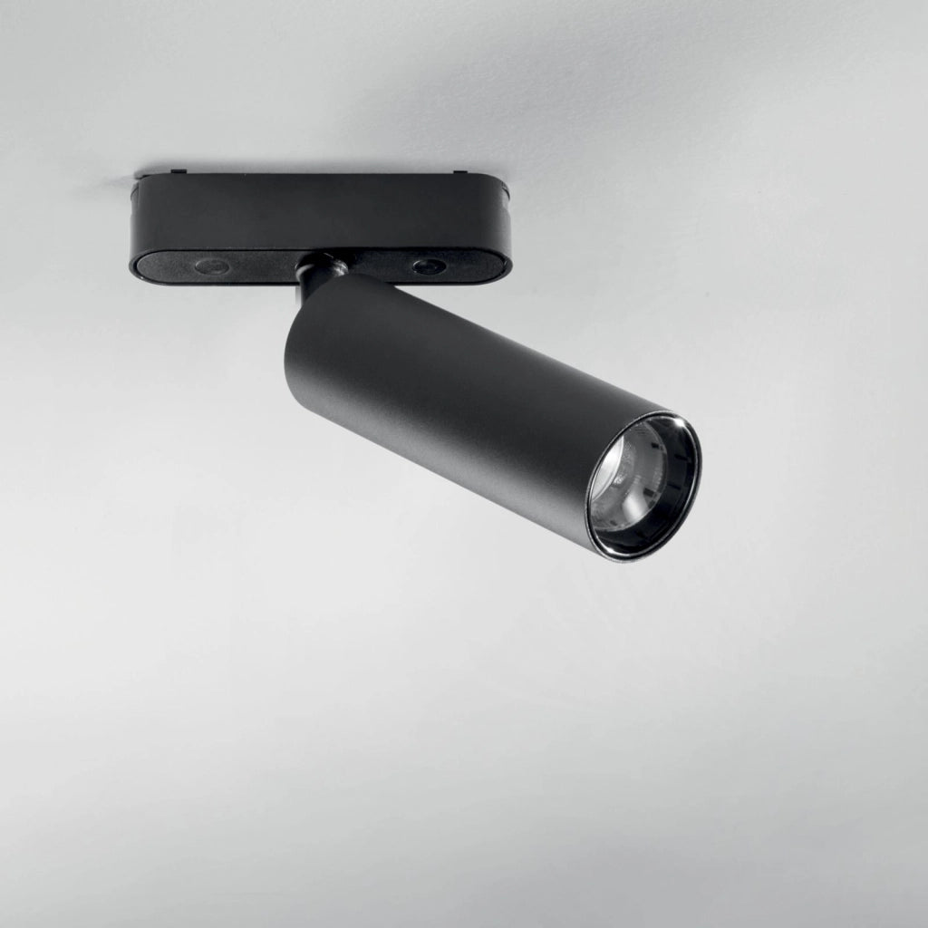 FARO PER BINARIO LED BERNINI 48V NERO 15W 1750LM CCT 3000-4000K 4,45X17,02CM