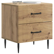 Comodino | Armadio da Notte | Mobiletto da notte Rovere Artigianale 43 x 34,5 x 47,5 cm
